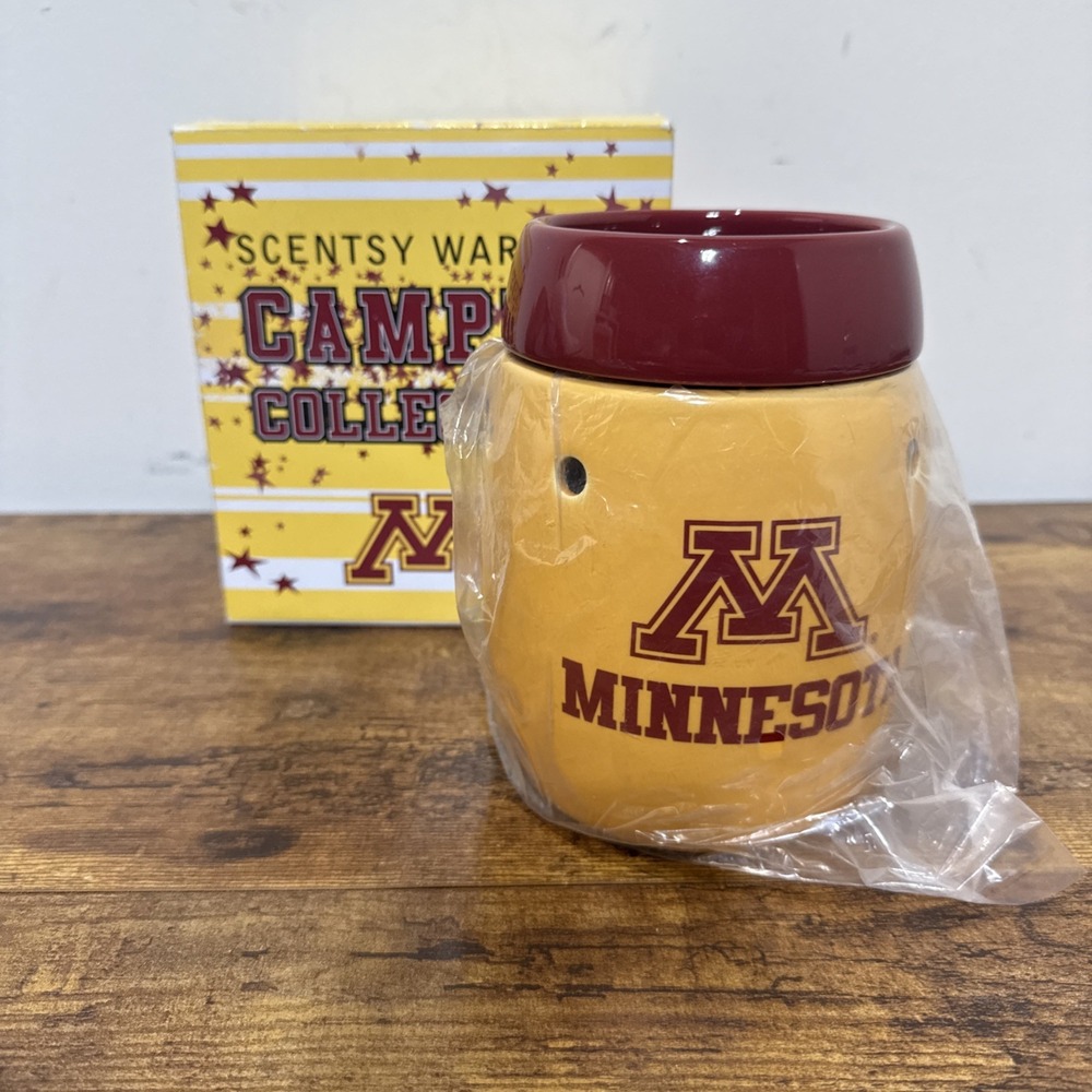 Scentsy University of Minnesota "U of M" Full Wax Warmer Campus Golden Gophers